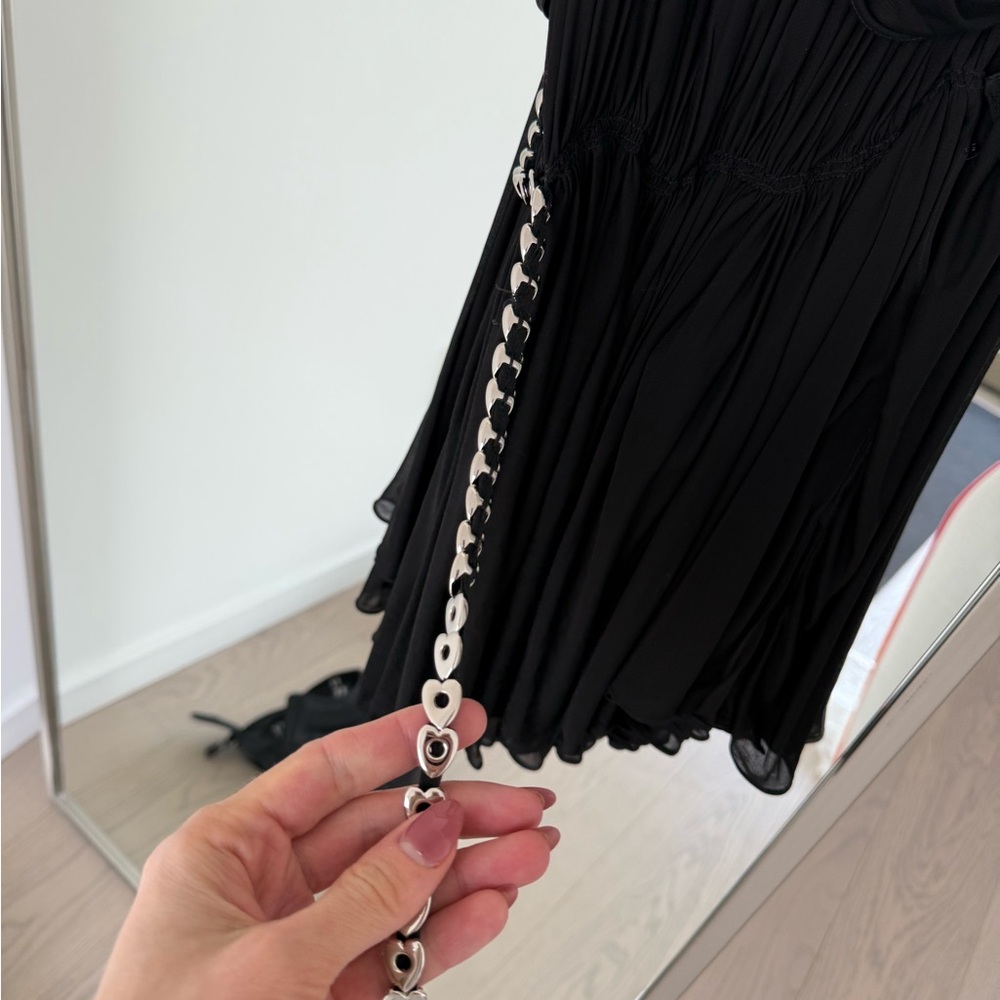 Alaia Black Jersey Mini Dress - Picture 8 of 11